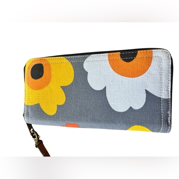 Farmhouse Is My Style Canvas Floral Gray Tote Hand Bag Purse and Wallet Set - Picture 13 of 16